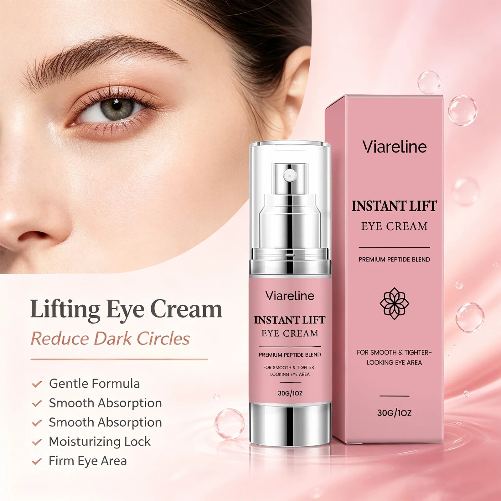 Under Eye Area Lifting Firming Eye Cream Reduces Dark Circles And Fine Lines - 3