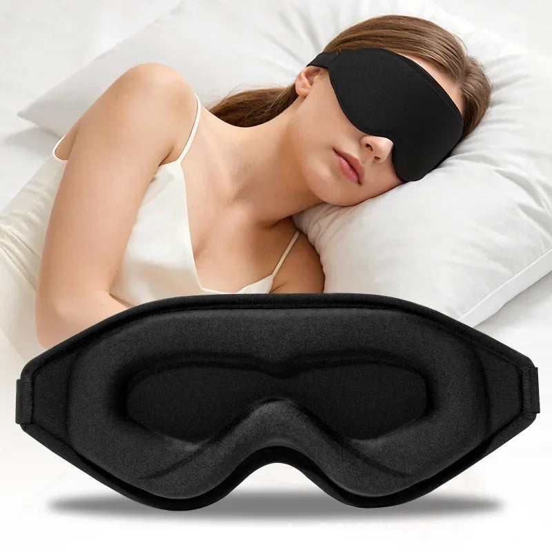 Better sleep at night 3d sleep mask for total light blocking comfort - 9
