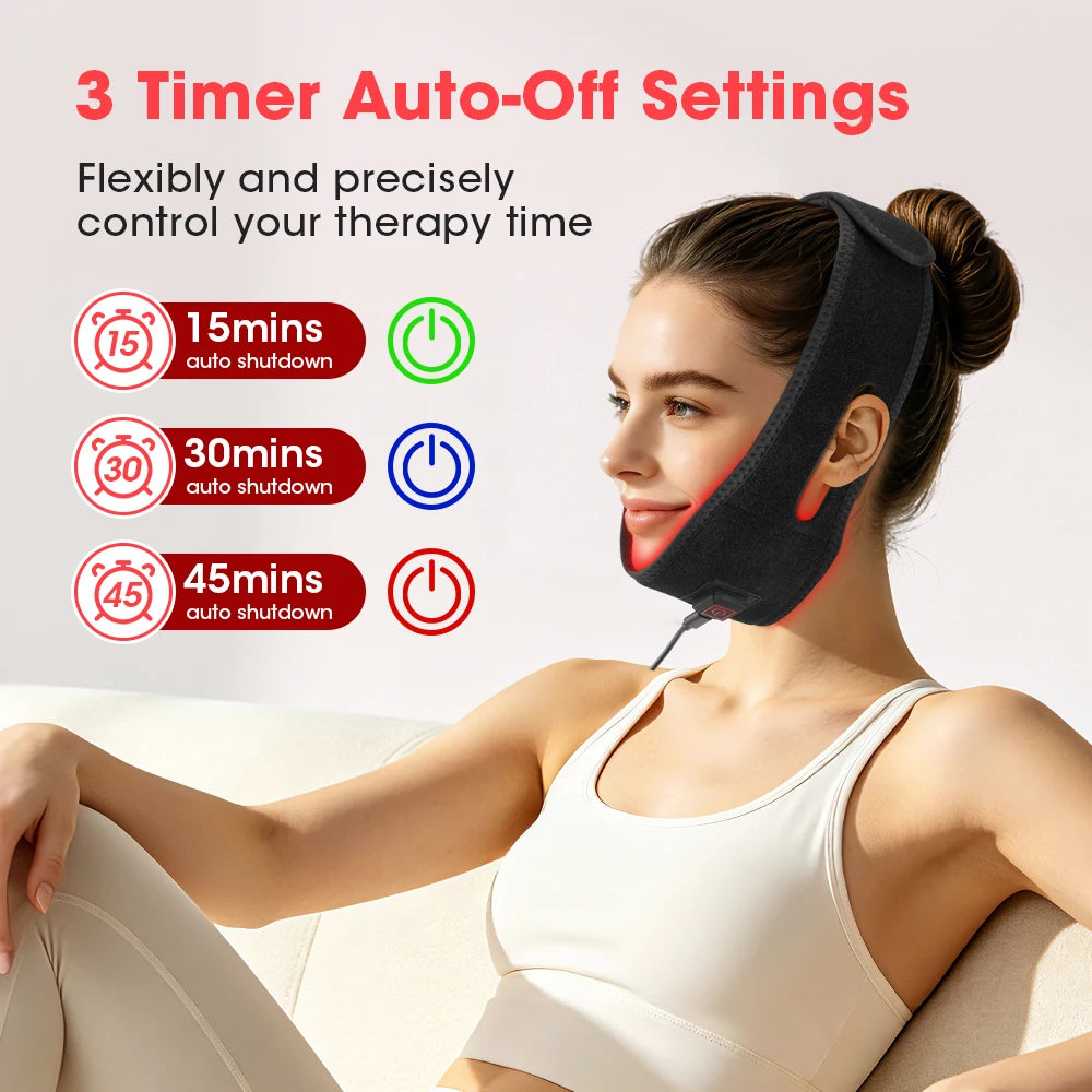 Home Wellness Red Light Band for Flexible Daily Body Care Sessions