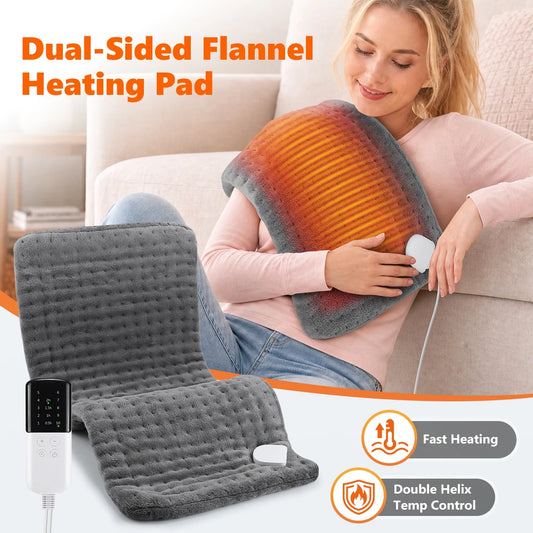 Home Office Electric Heating Pad for Back Pain and Period Cramps Relief