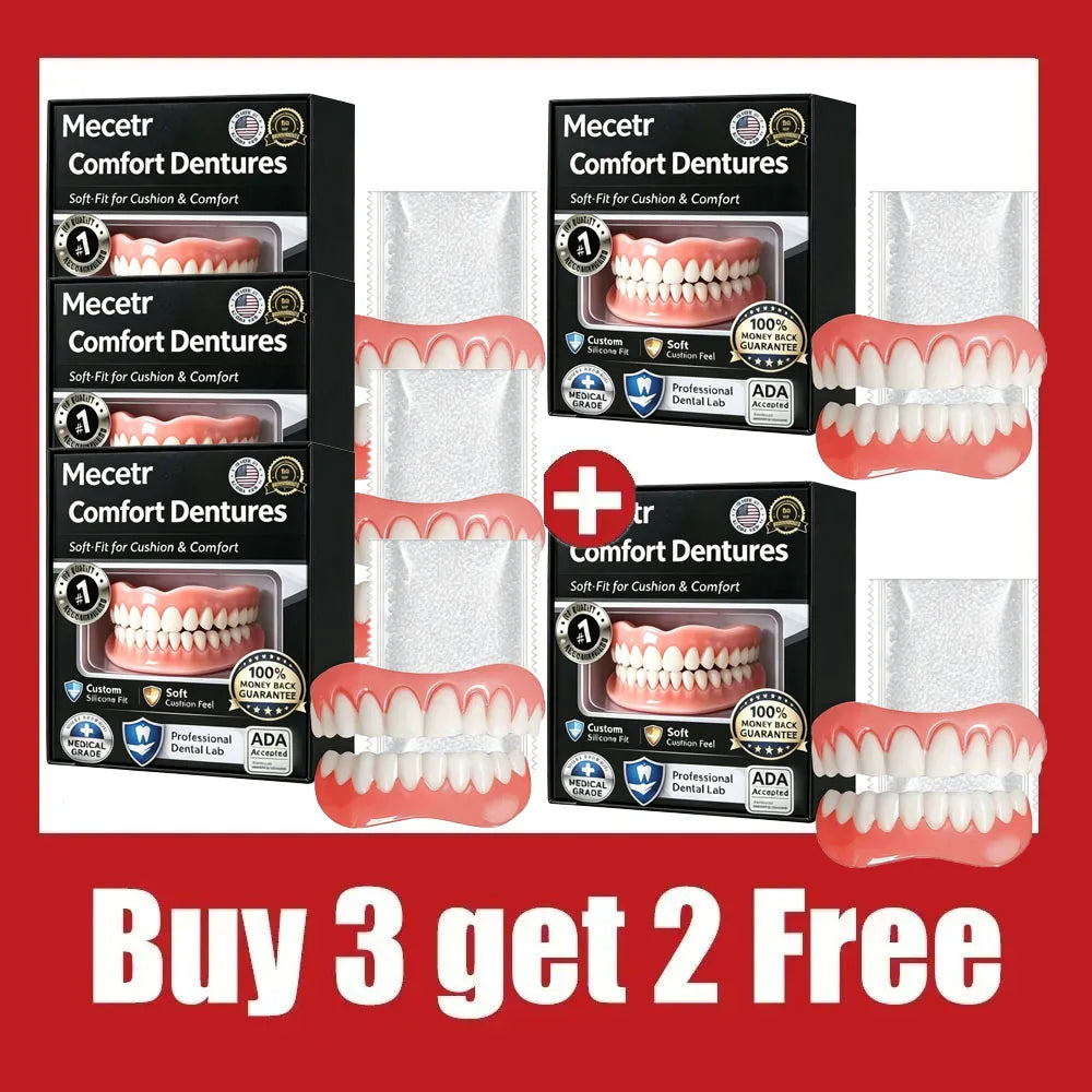 Daily Smile Full Mouth Dentures Set for Natural Comfort Fit and Look