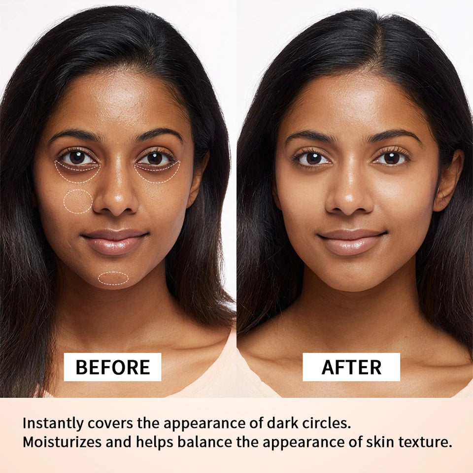 Daily Makeup Routine Under Eye Corrector Concealer for Flawless Coverage