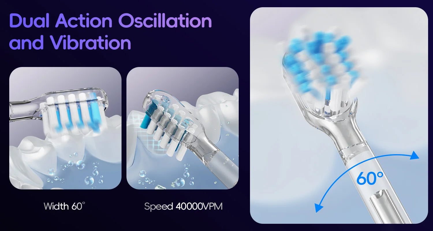 Bathroom Oral Care Portable Water Flosser and Electric Toothbrush Combo - 14