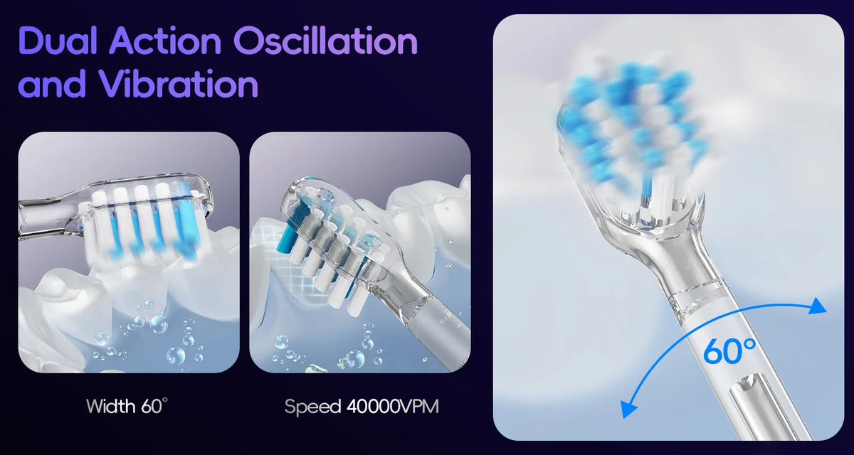 Bathroom Oral Care Portable Water Flosser and Electric Toothbrush Combo