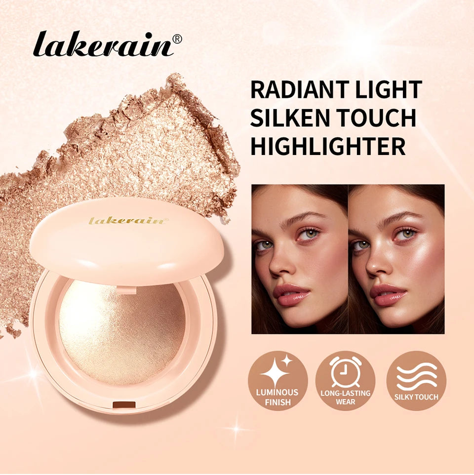 Daily Makeup Highlighter Powder for Natural Luminous Glow and Brightening