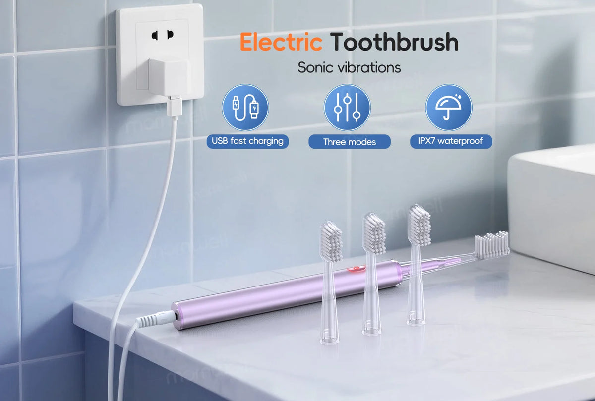 Home Travel Use Portable Water Flosser and Electric Toothbrush Combo Set