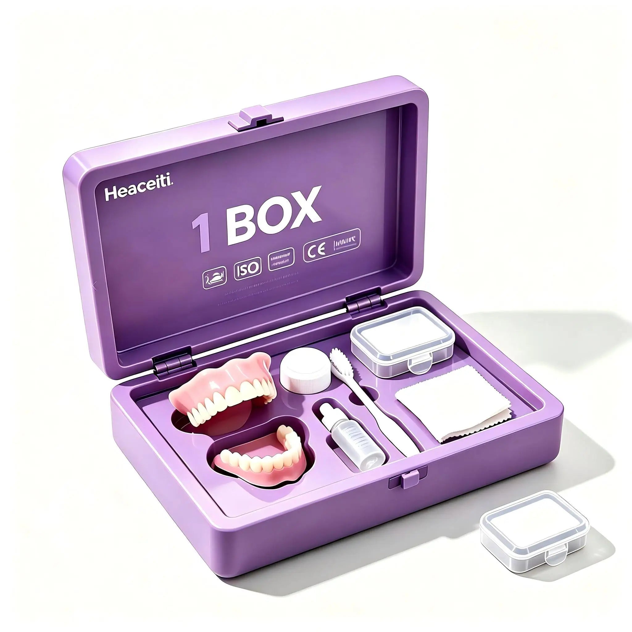 Daily Smile Natural Cosmetic Denture Kit for Instant Comfort Fit - 8