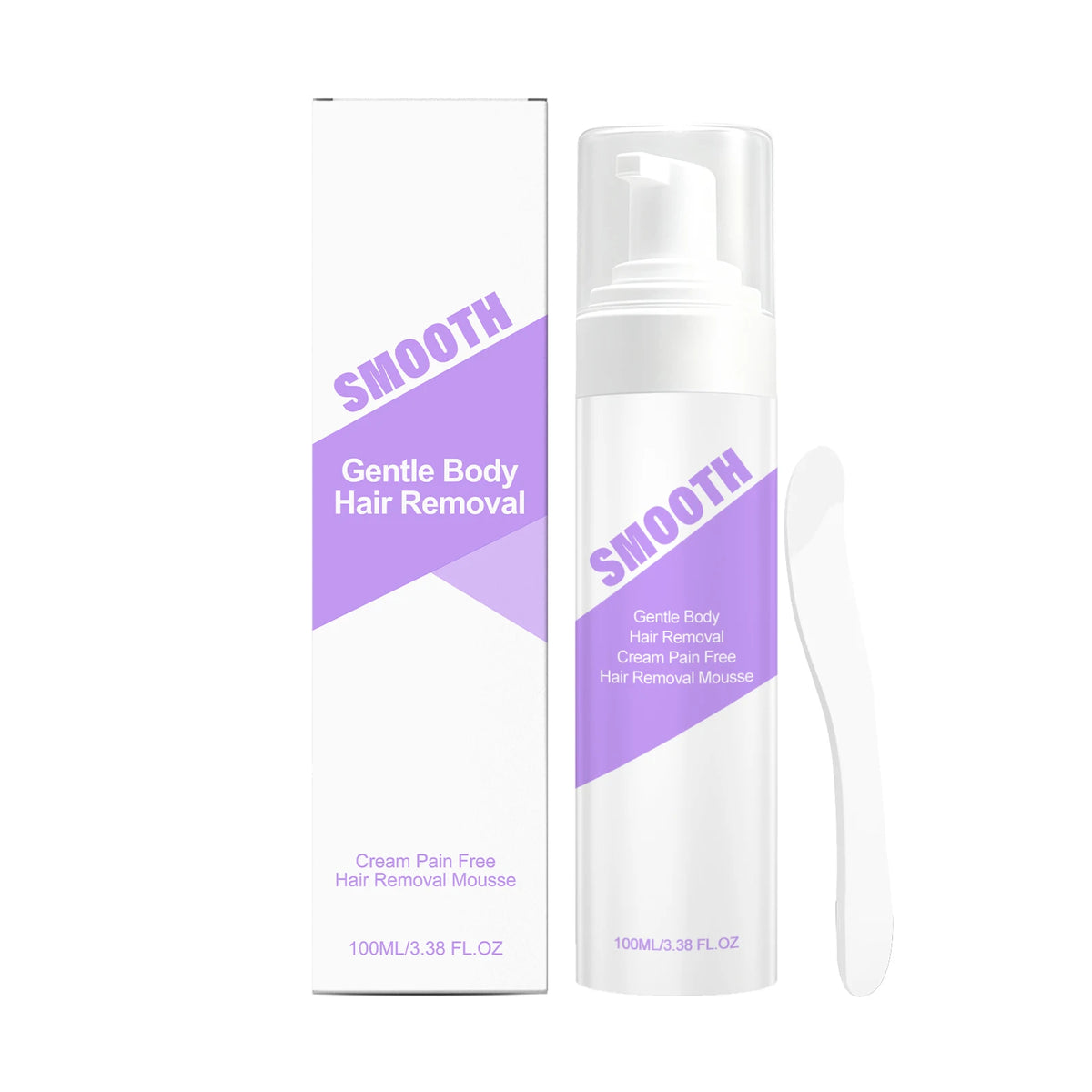 Smooth Skin Hair Removal Mousse for Painless and Easy Body Grooming