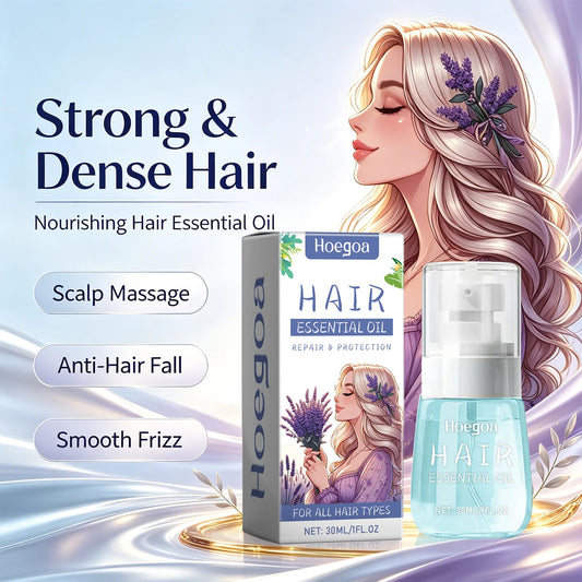 Dry Hair Lavender Hair Essential Oil Anti Frizz Repair And Root Strength
