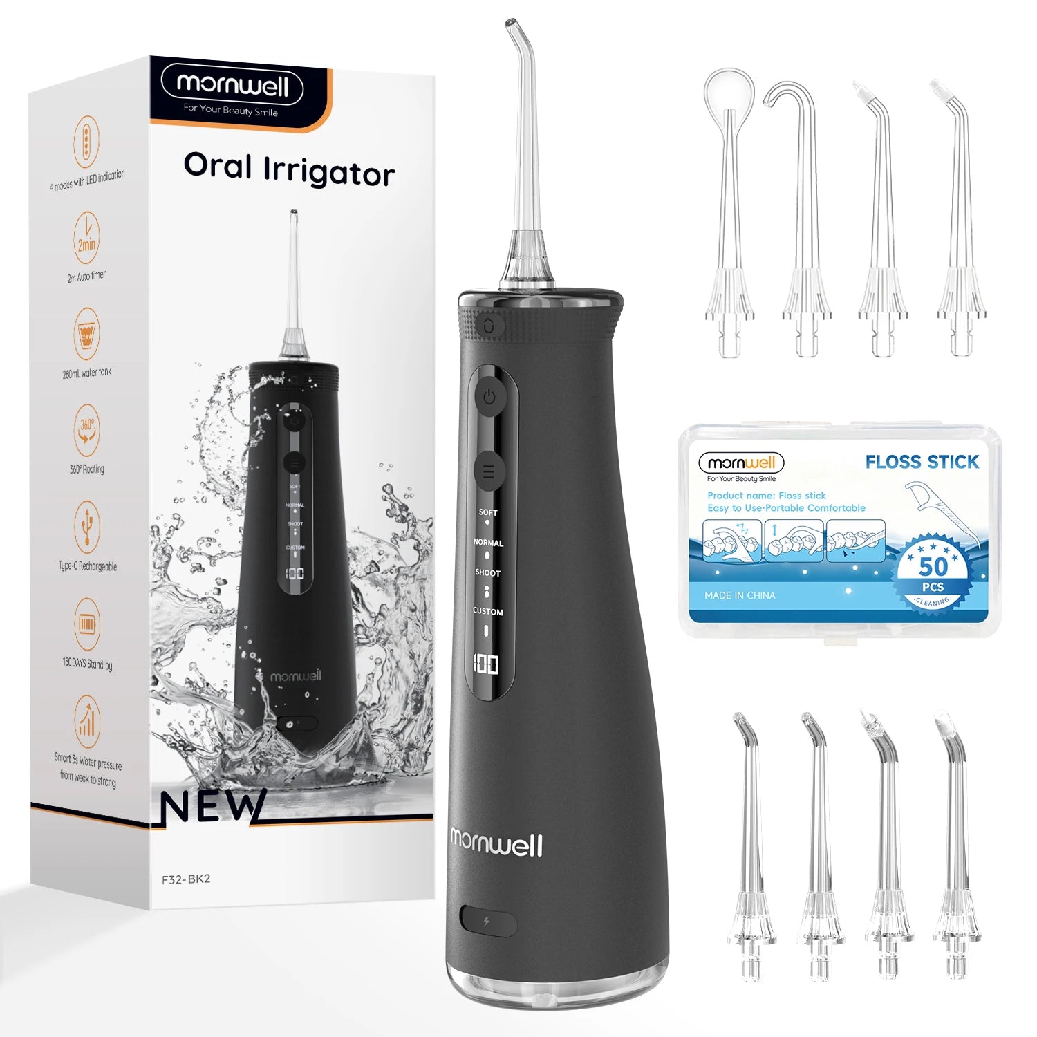 Home Teeth Whitening Oral Water Flosser for Deep Cleaning and Gum Care - 14