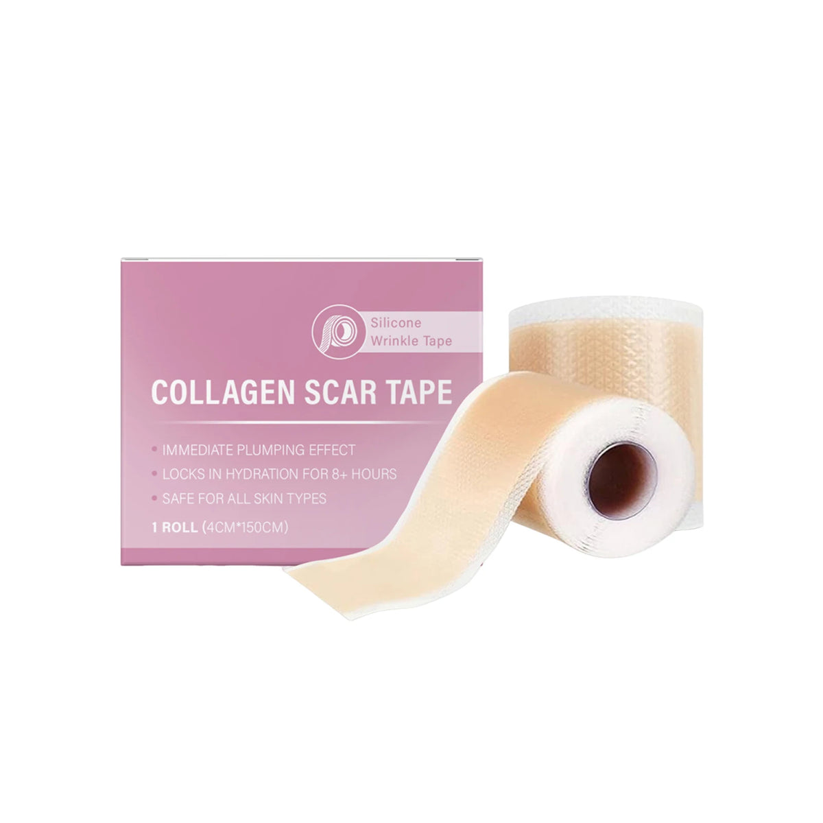 Daily Skin Care Silicone Collagen Scar Tape for Smooth Texture and Hydration