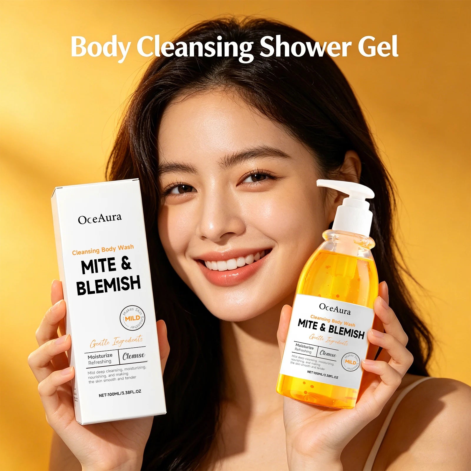 Oily Skin Mite And Blemish Cleansing Body Wash For Acne Control - 1