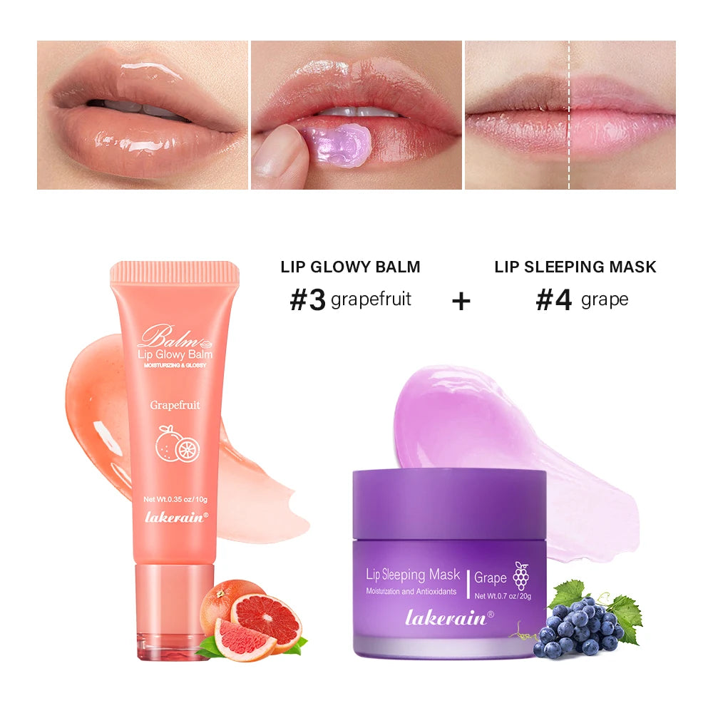Daily Care Lip Balm and Mask Set for Smooth and Hydrated Lips - 34