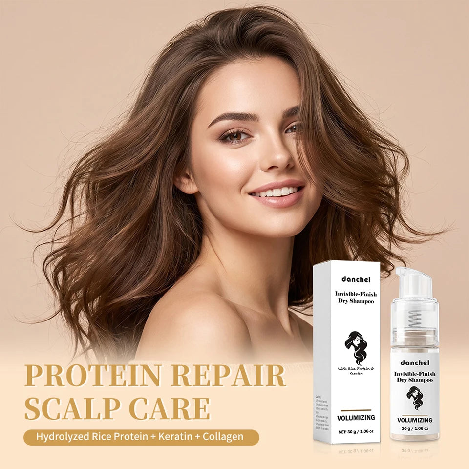 Travel Dry Shampoo Powder for Instant Oil Absorbing and Fresh Hair Volume - 8