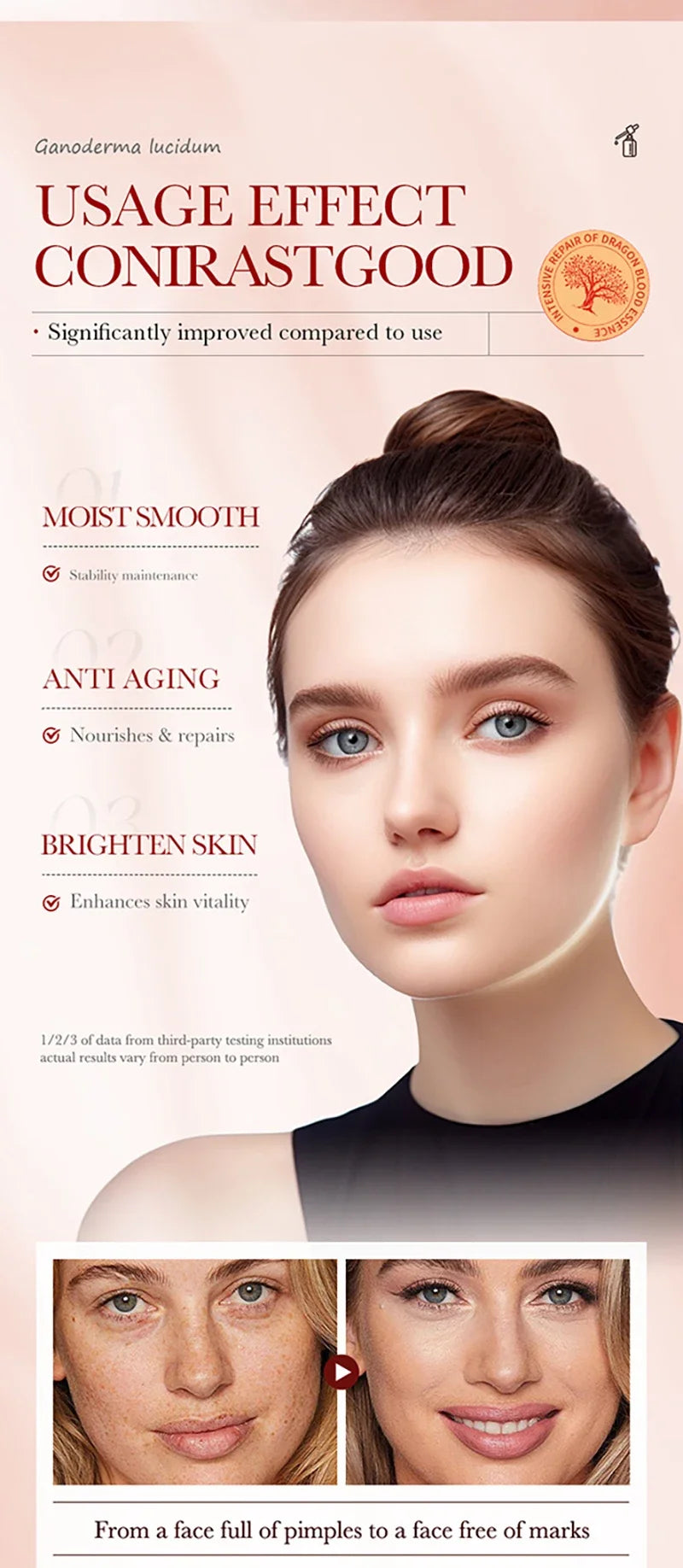 Daily Skincare Routine Face Serum for anti aging and skin smoothing care