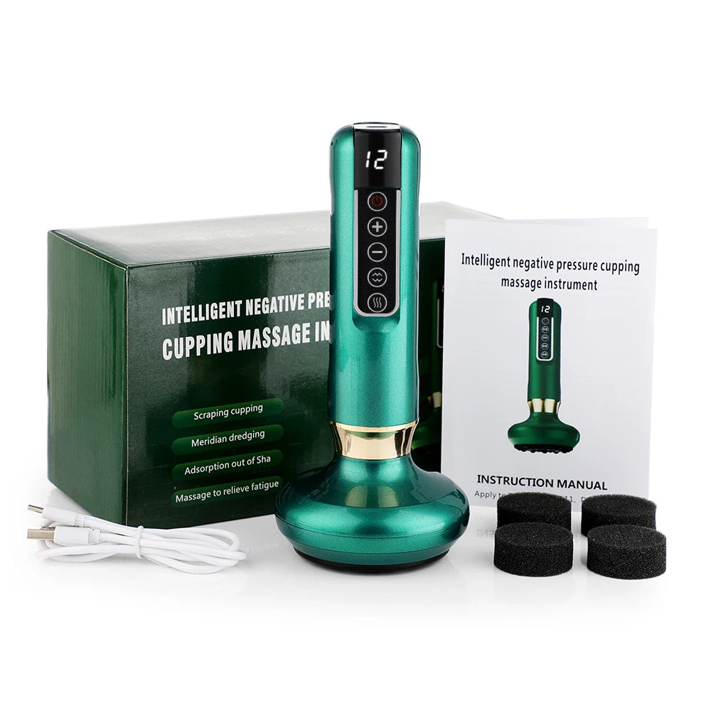 Home relaxation electric cupping massager for soothing body muscle ache
