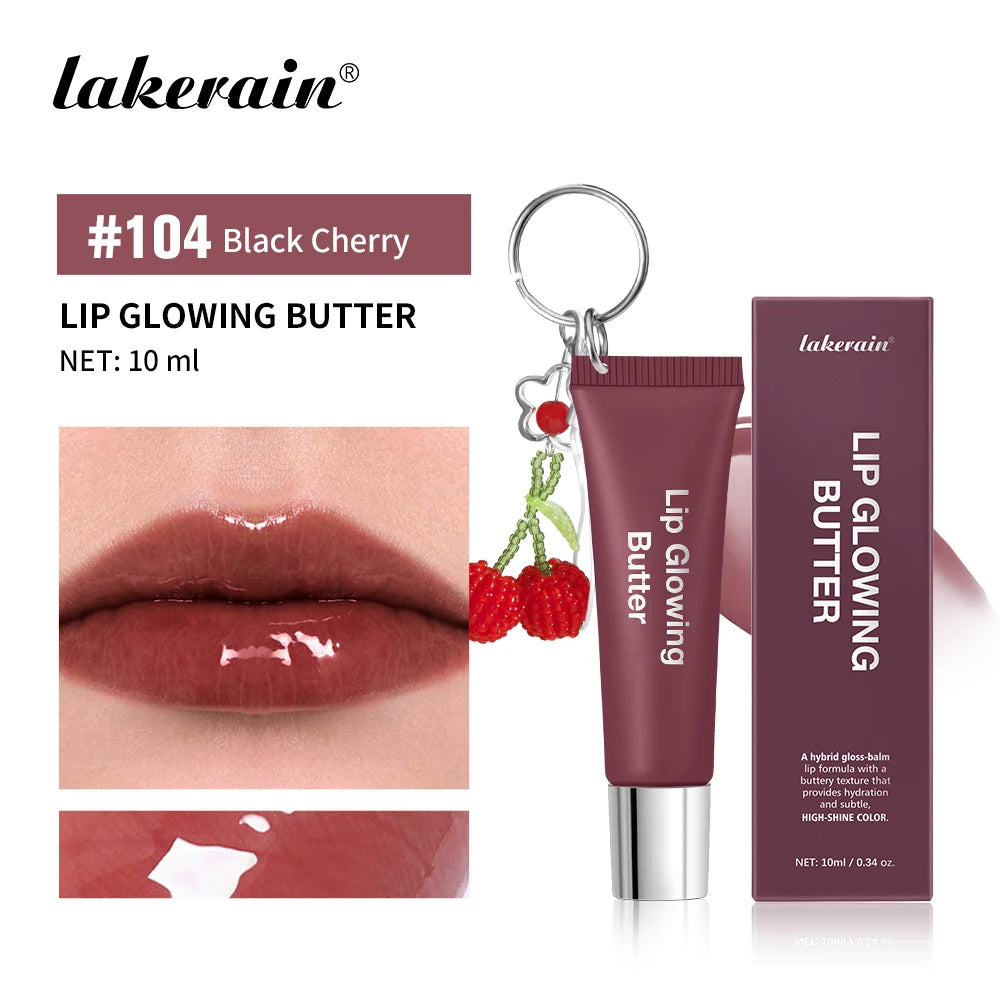Daily Makeup Lip Gloss With Keychain For Long Lasting Hydrating Care