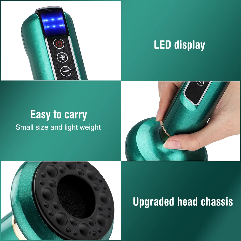 Home relaxation electric cupping massager for soothing body muscle ache