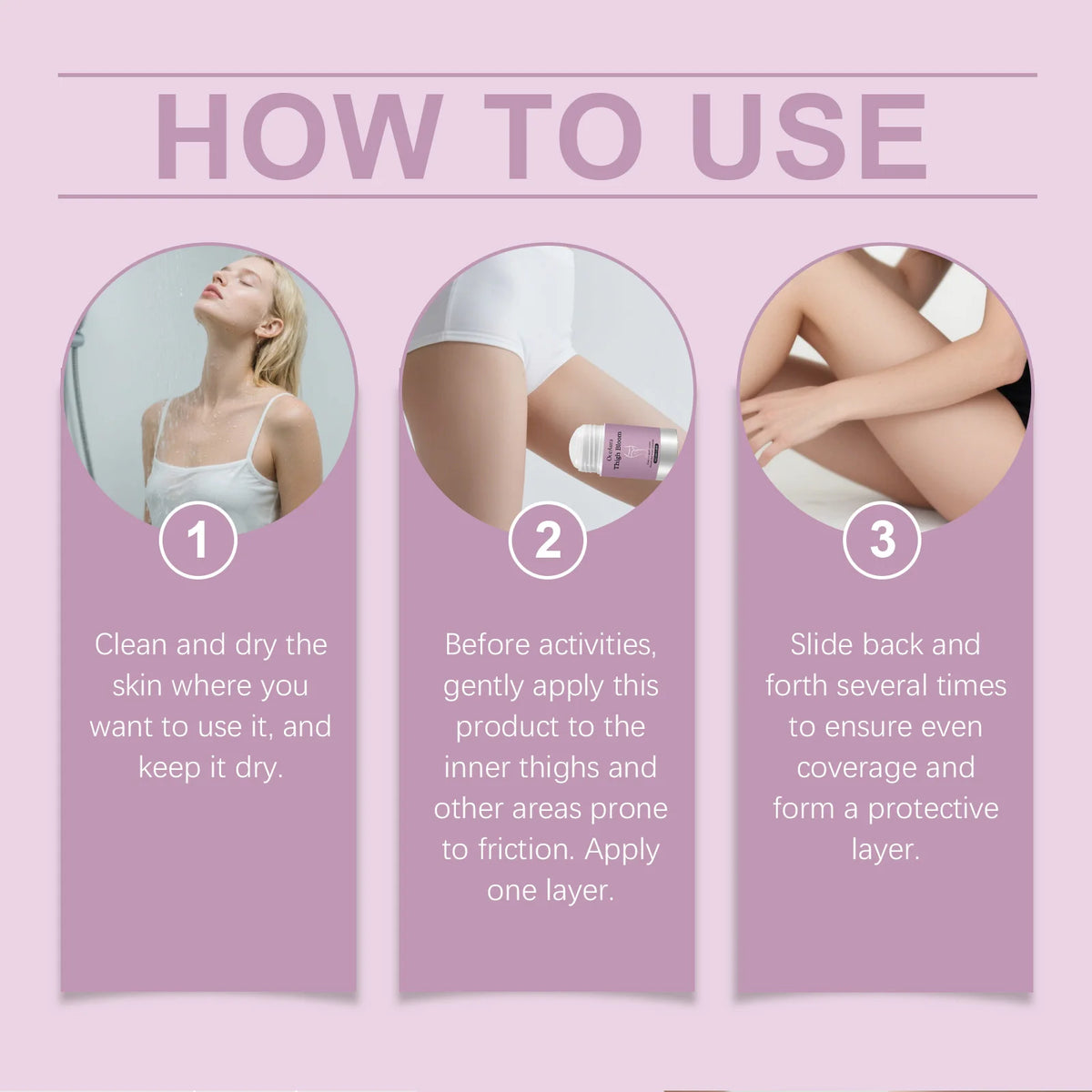 Daily Walking Thigh Anti-Friction Stick Prevent Chafing And Sore Skin