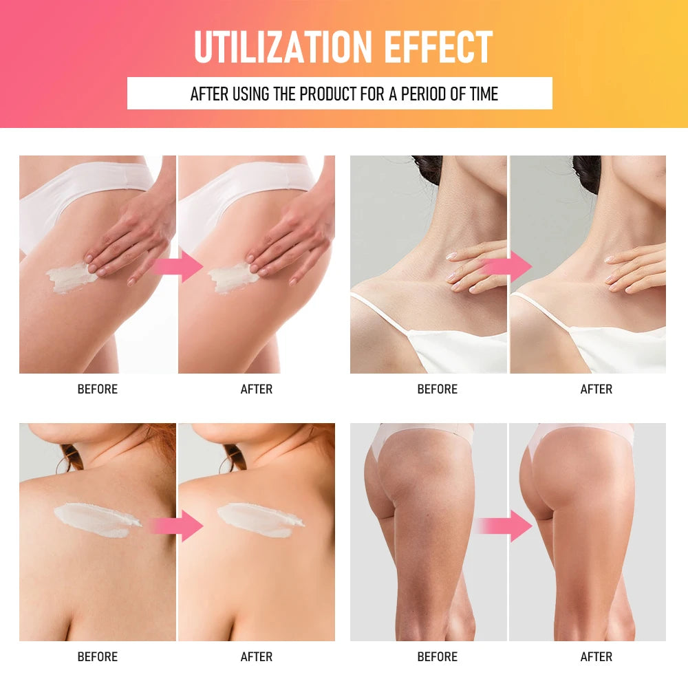 Skincare routine body cream moisturizing firming smooth skin repair