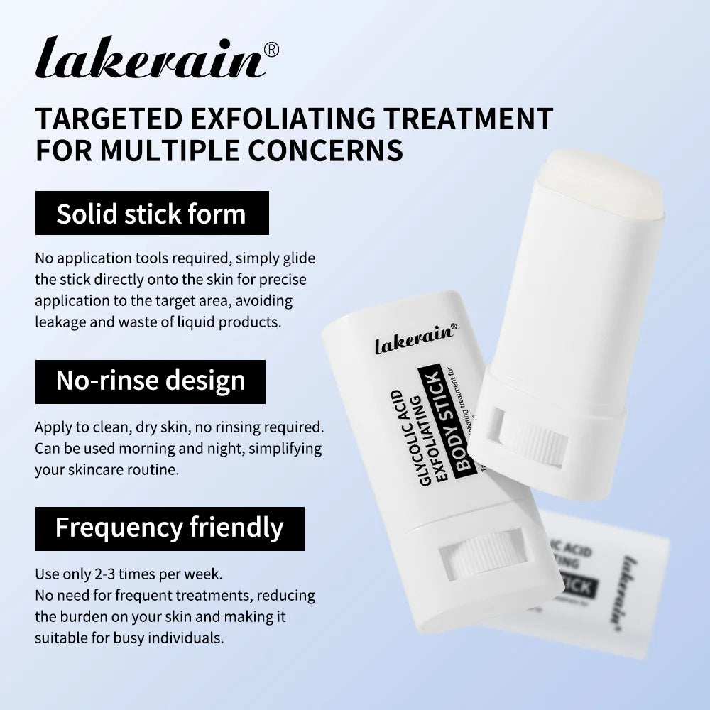 Dry skin care Glycolic Acid Exfoliating Body Stick for smooth skin