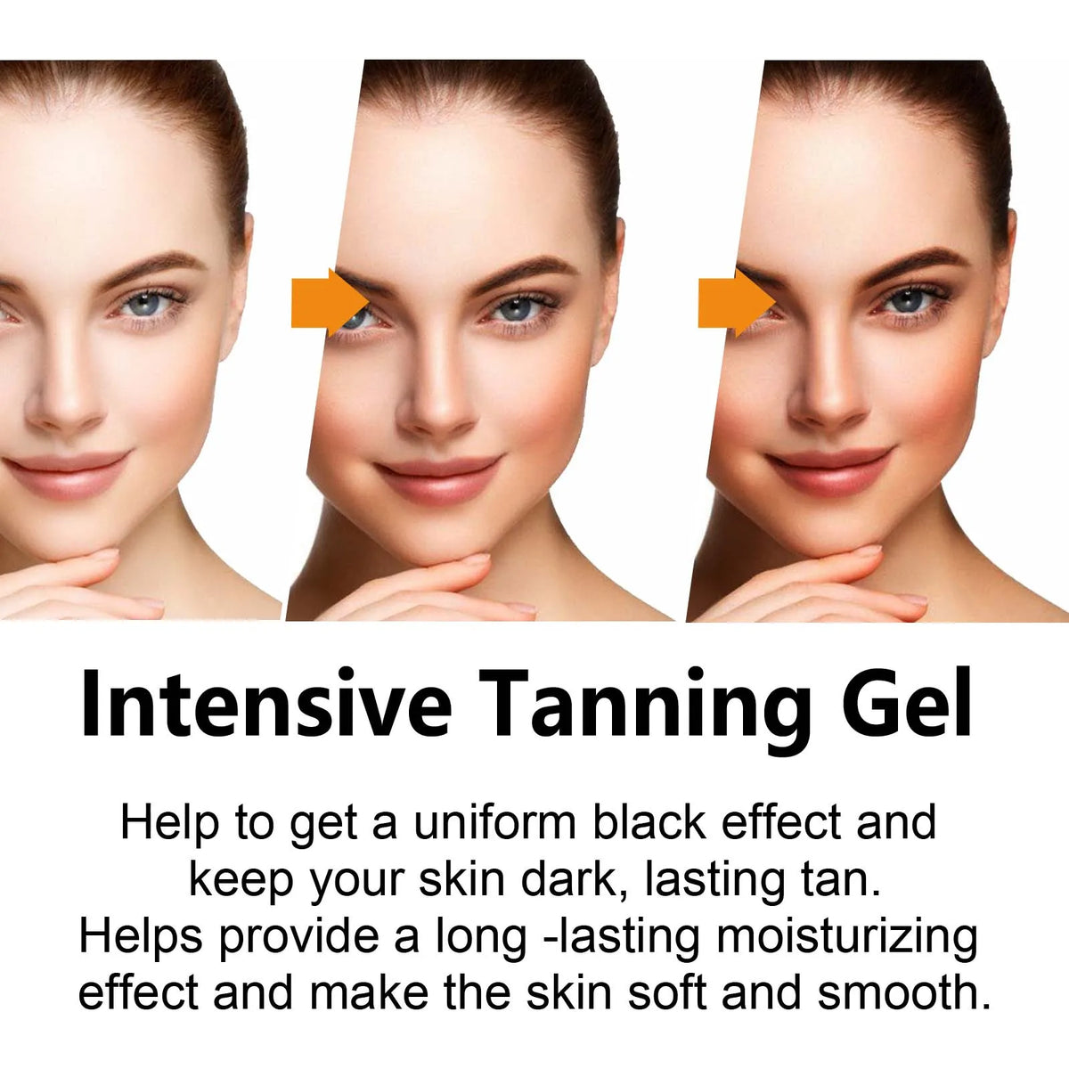 Beach Day Tanning Gel for Fast Dark Skin Melanin Booster and Hydration