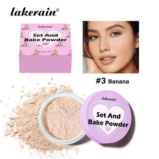 For Oily Skin Set And Bake Powder Matte Finish Long Lasting Makeup