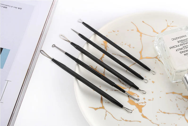 Bathroom mirror skin care 5PCS Blackhead Removal Kit for deep facial cleaning - 20