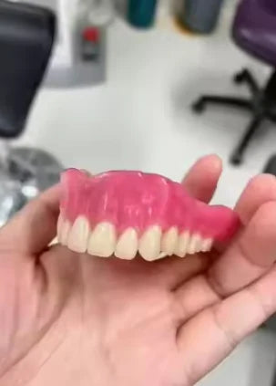 Daily Smile Natural Cosmetic Denture Kit for Instant Comfort Fit