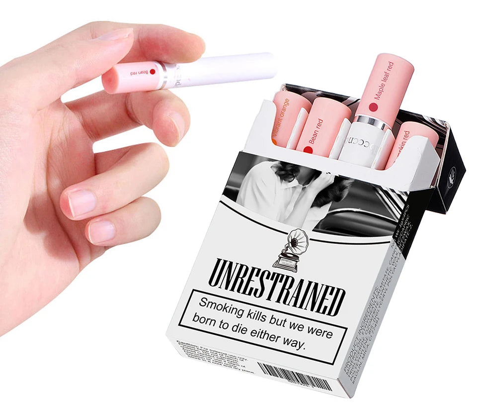 Daily makeup matte lipstick set for long lasting velvet lip tint color