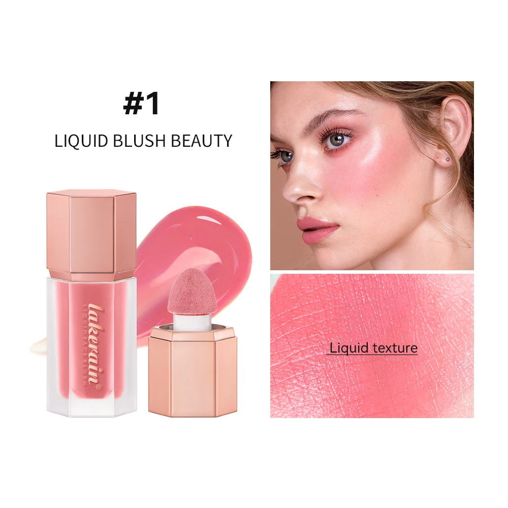Daily Makeup Liquid Blush Long Lasting Waterproof Matte Velvet Formula - 22