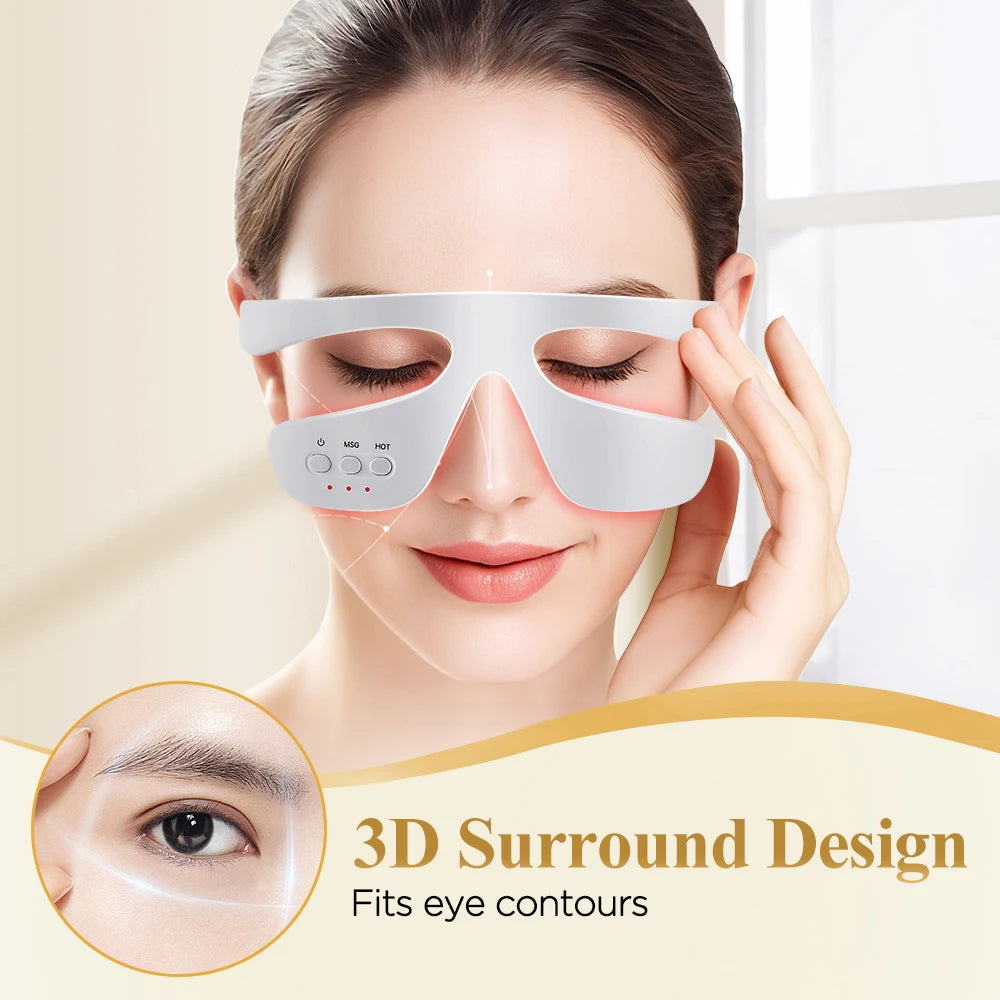 Daily eye fatigue visual 3d eye massager red light relief tool - 14
