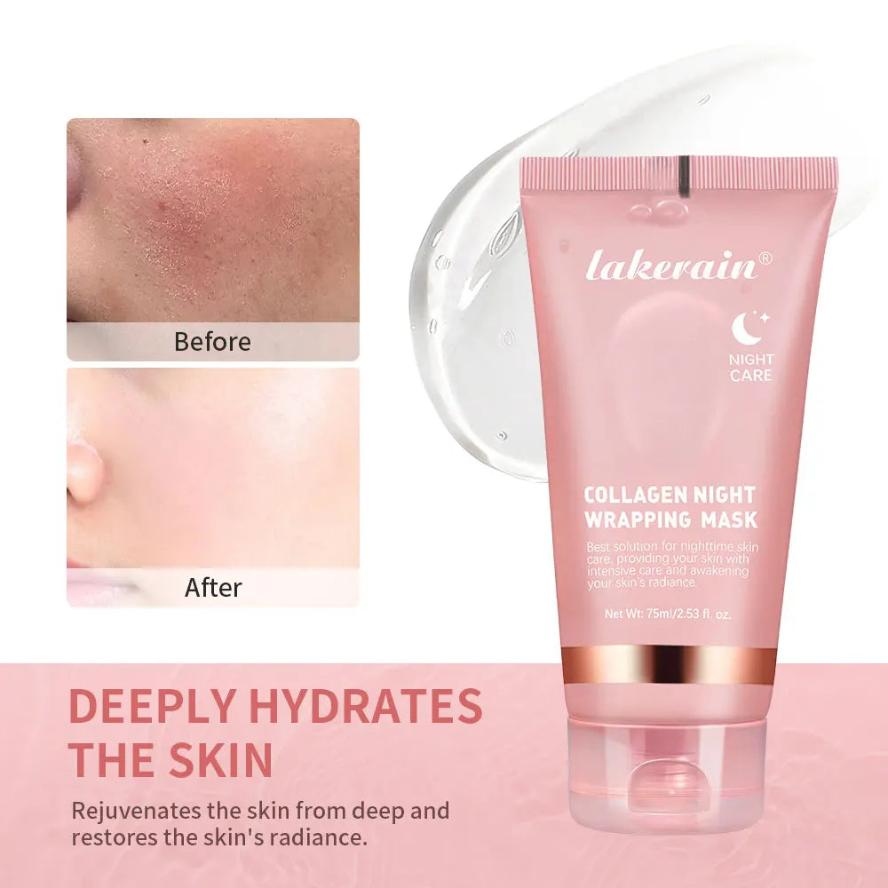 Overnight Skin Care Korean Deep Collagen Mask Peel Off Mask For Face
