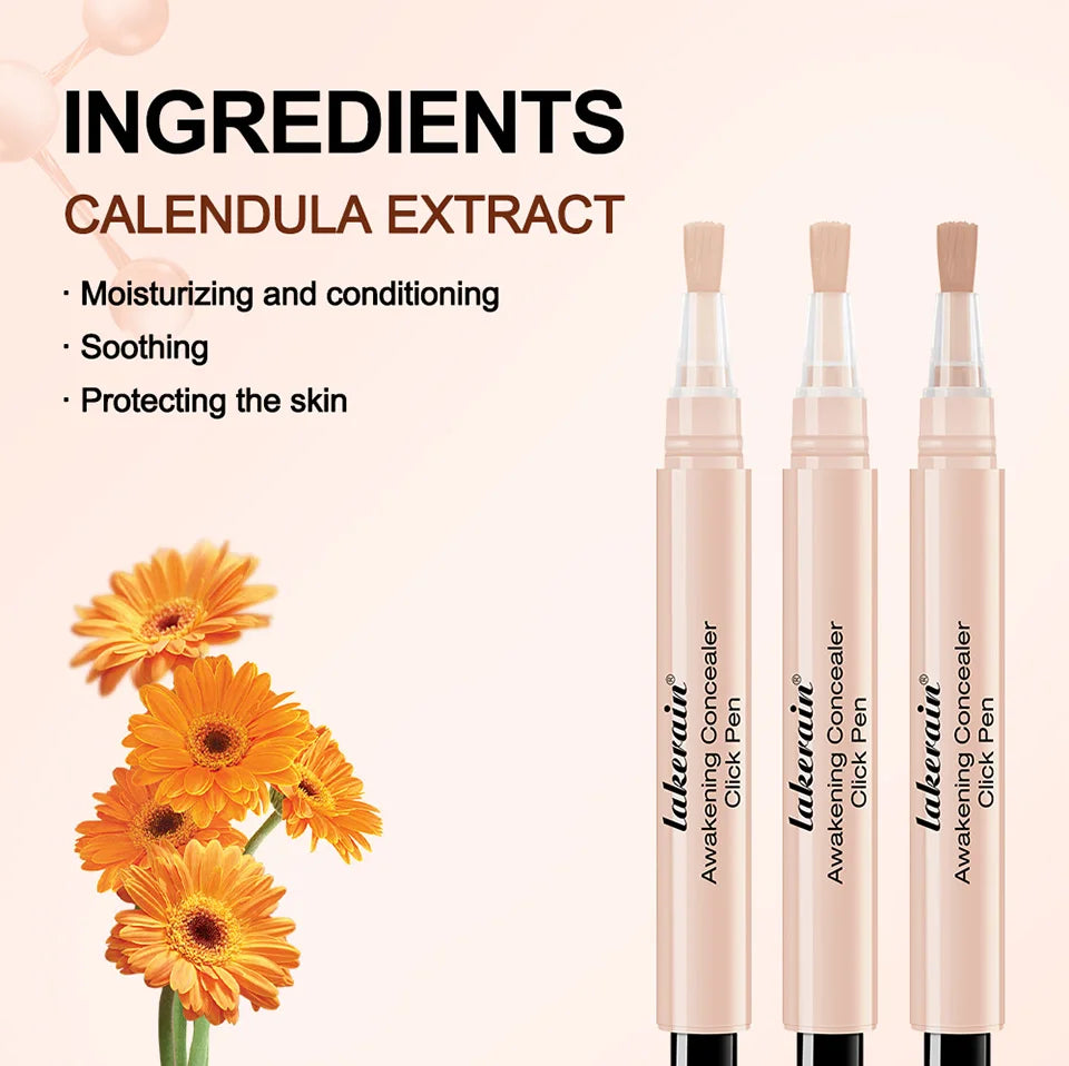 Daily Makeup Routine Awakening Concealer Click Pen For Natural Glowing Skin