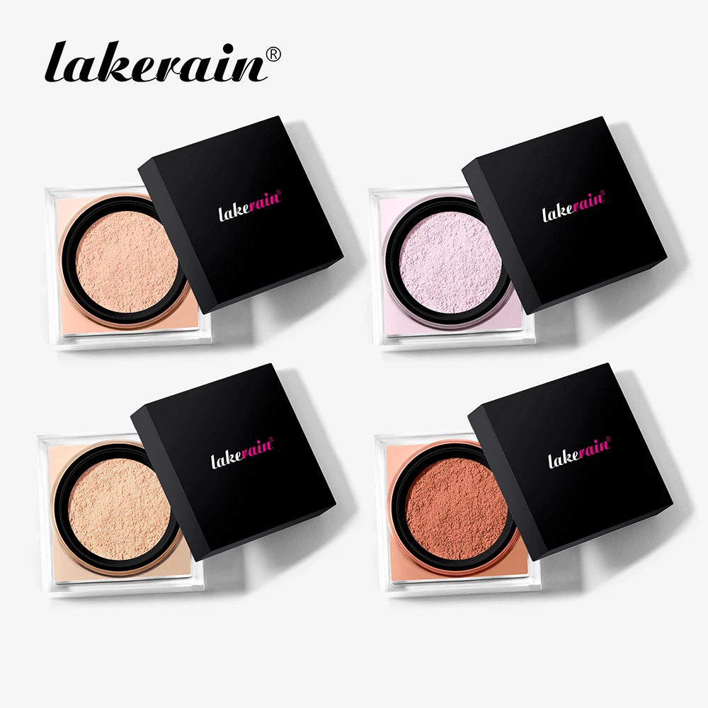Daily Makeup Routine Loose Setting Powder for Flawless Matte Finish