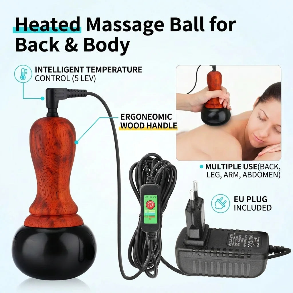 Home spa electric hot stone massager for body relaxation and soothing