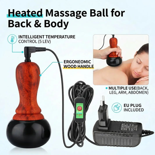 Home spa electric hot stone massager for body relaxation and soothing