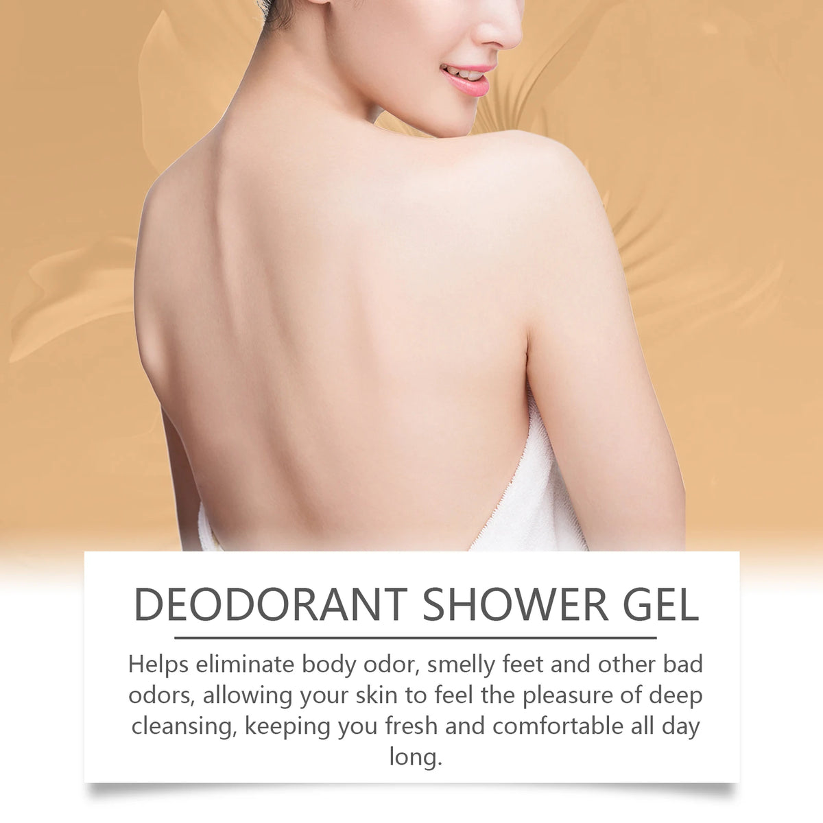 Bathroom Shower Persimmon Body Wash Exfoliating Oil Control Skin Odor Remover