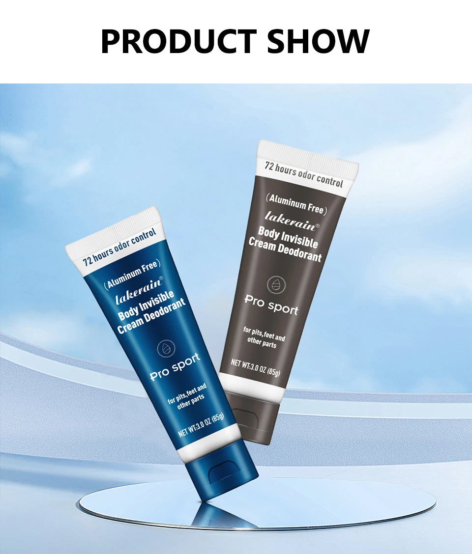 Daily use body deodorant stick with long lasting odor protection control