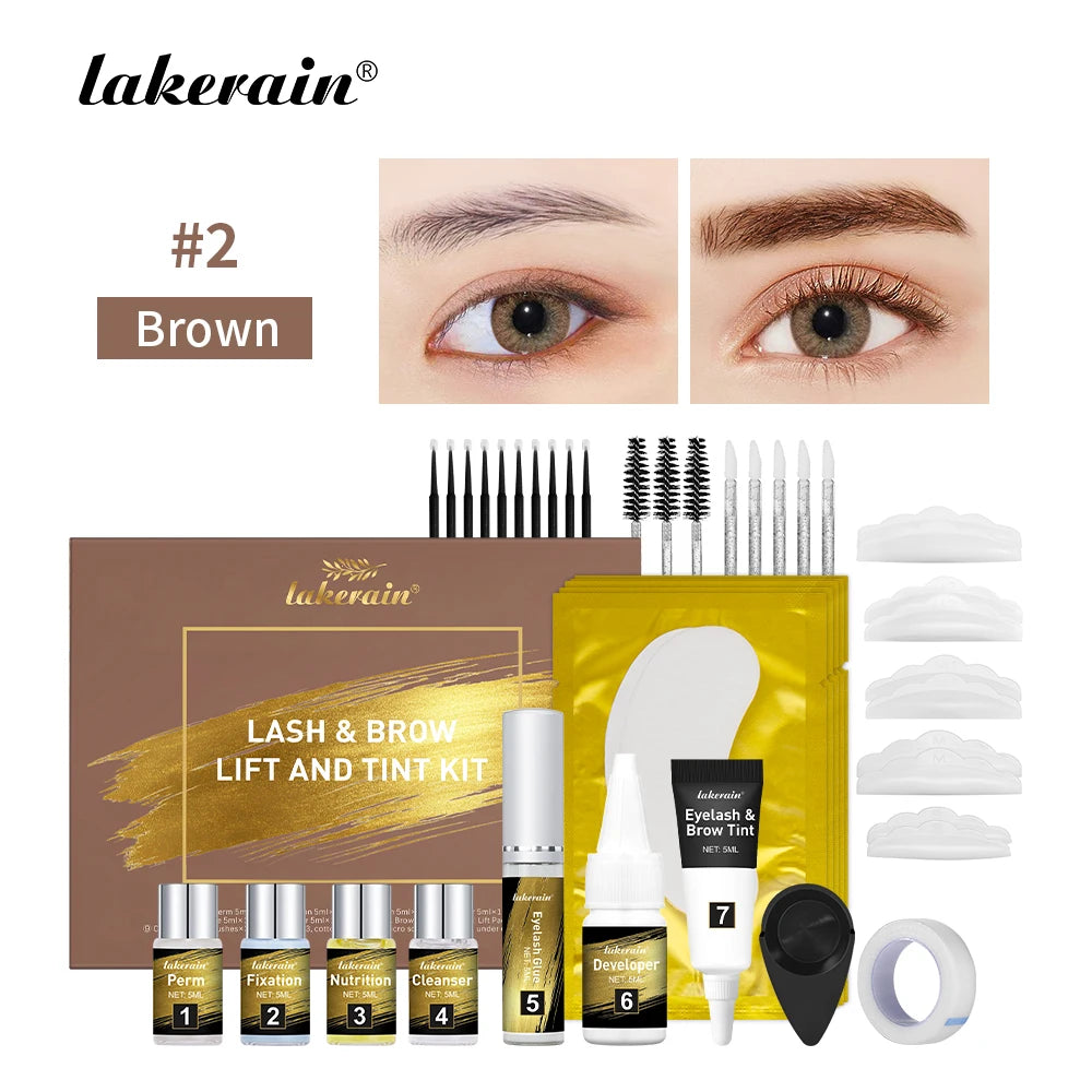 Beauty Salon Lash Lift and Tint Kit for Long Lasting Curls