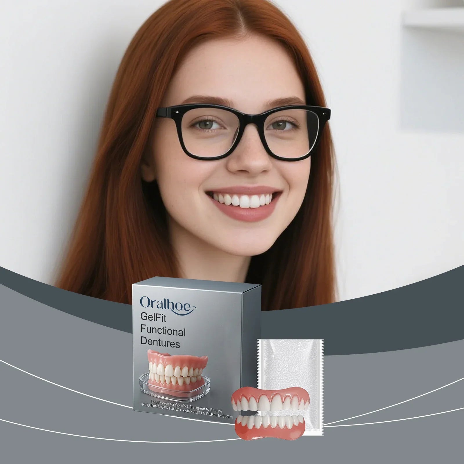 Bright Smile Temporary Denture Kit For Missing Teeth And Gaps - 9