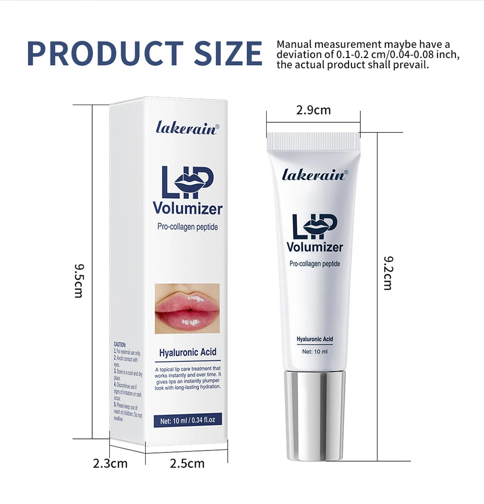 Daily routine dry lips care plump lip oil with glass shine finish