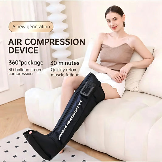 At Home Leg Air Compression Massager for Deep Muscle Relaxation