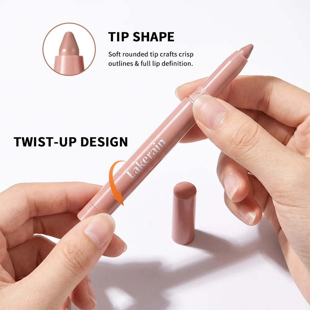 Daily Makeup Stain Lip Liner Pencil for Long Lasting Matte Definition - 5