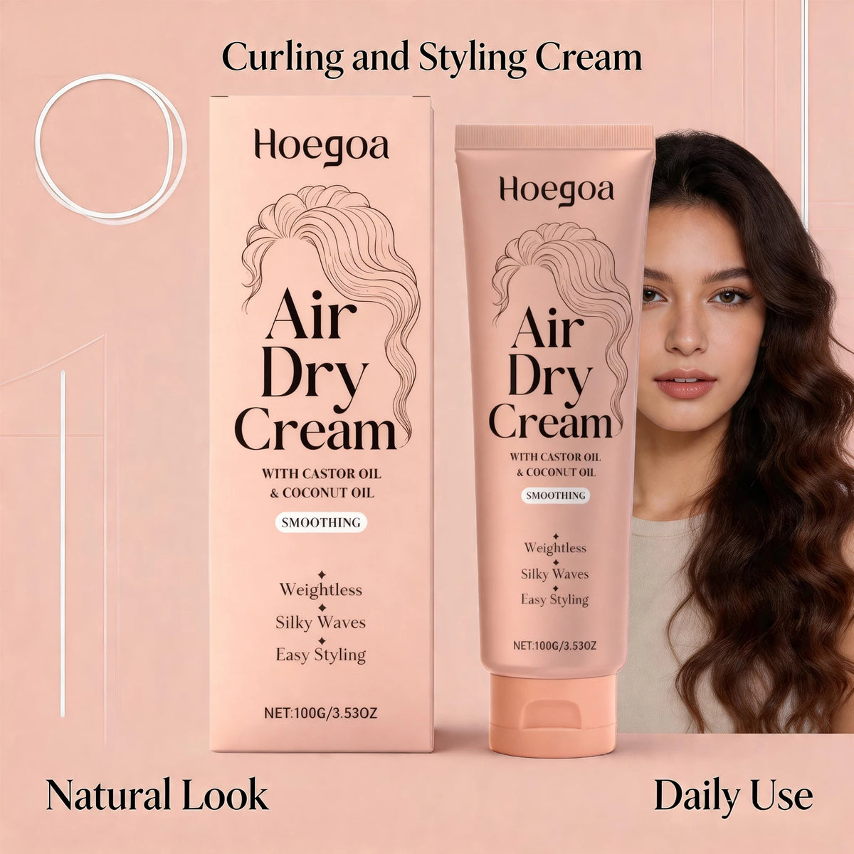 Daily styling Curl Styling Cream for defined waves and hydration