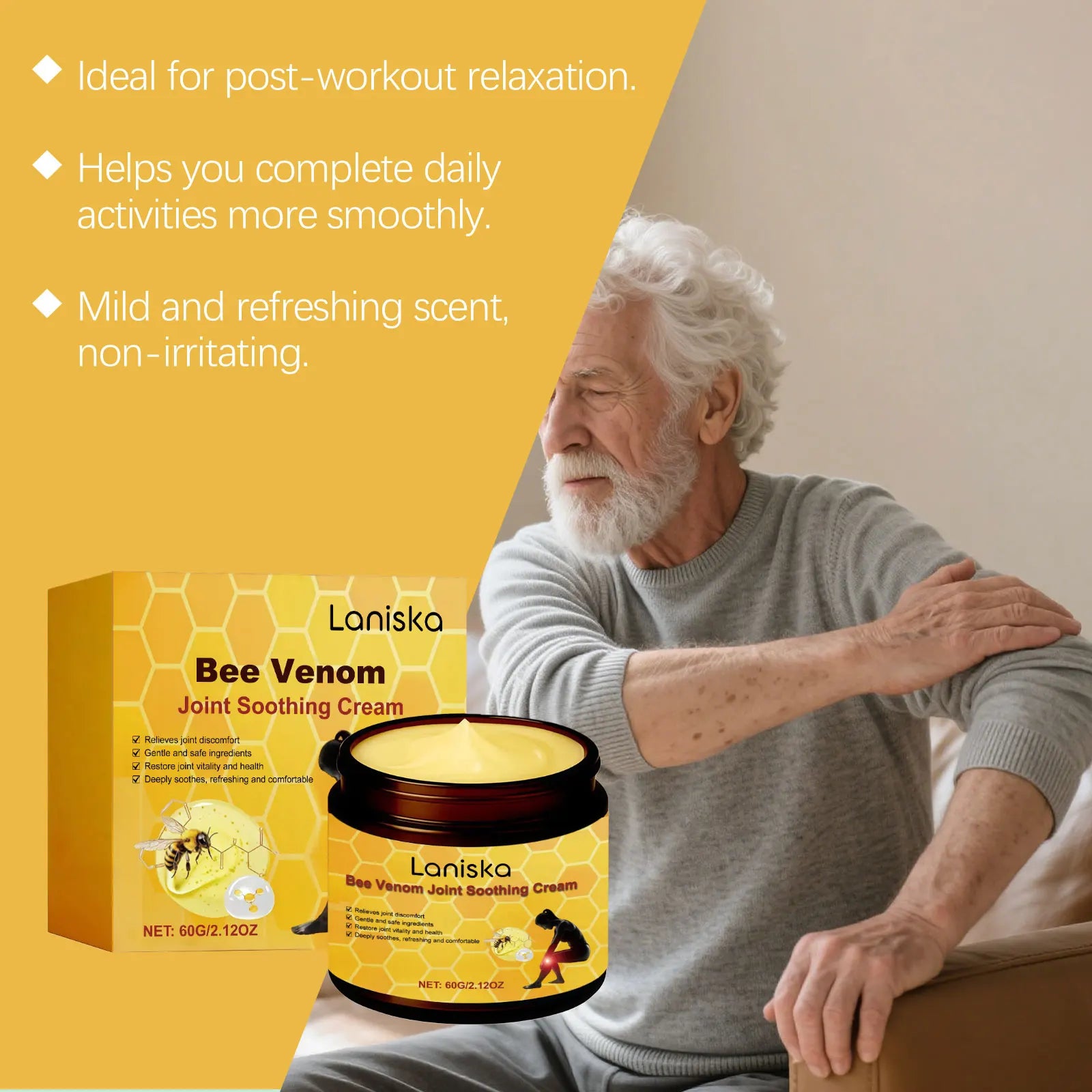 Joint and Muscle Care Bee Venom Soothing Cream for Daily Comfort - 16