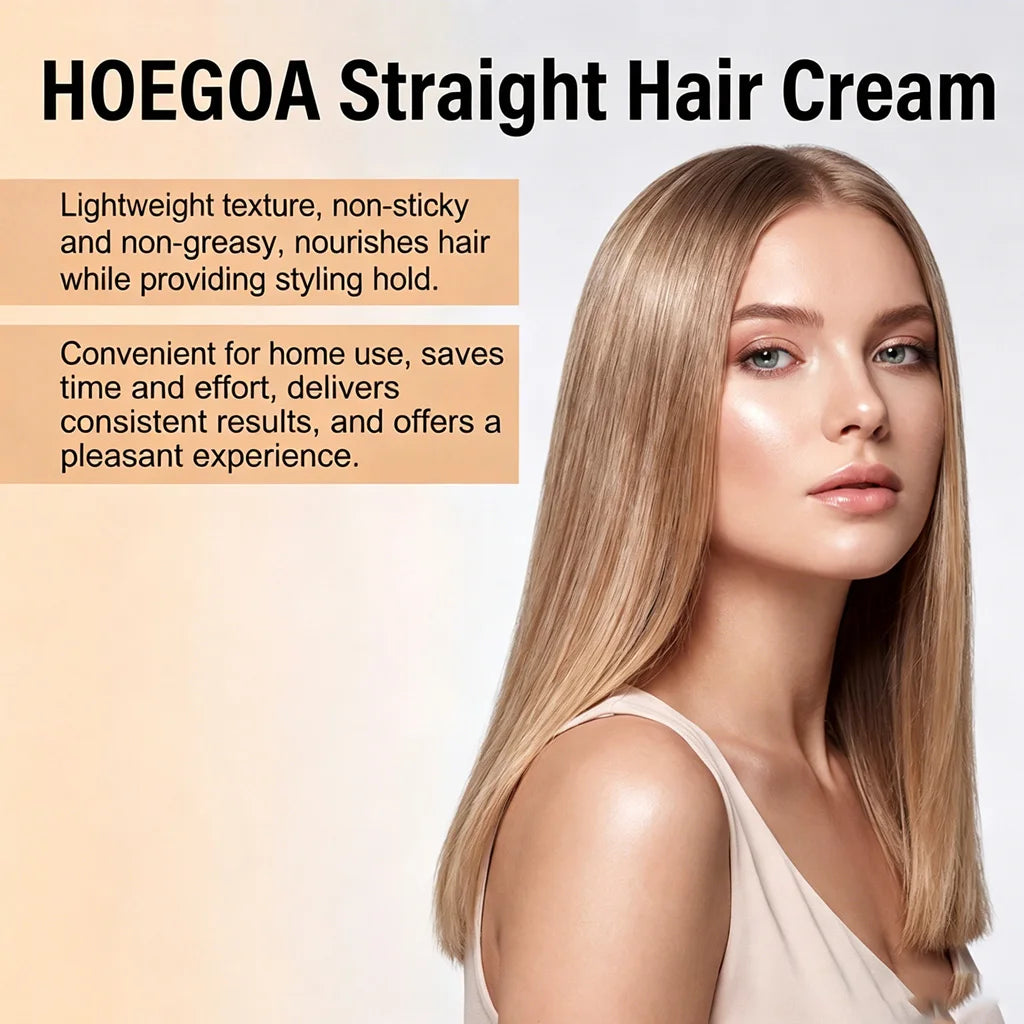 At Home Hair Straightening Cream For Frizzy Hair