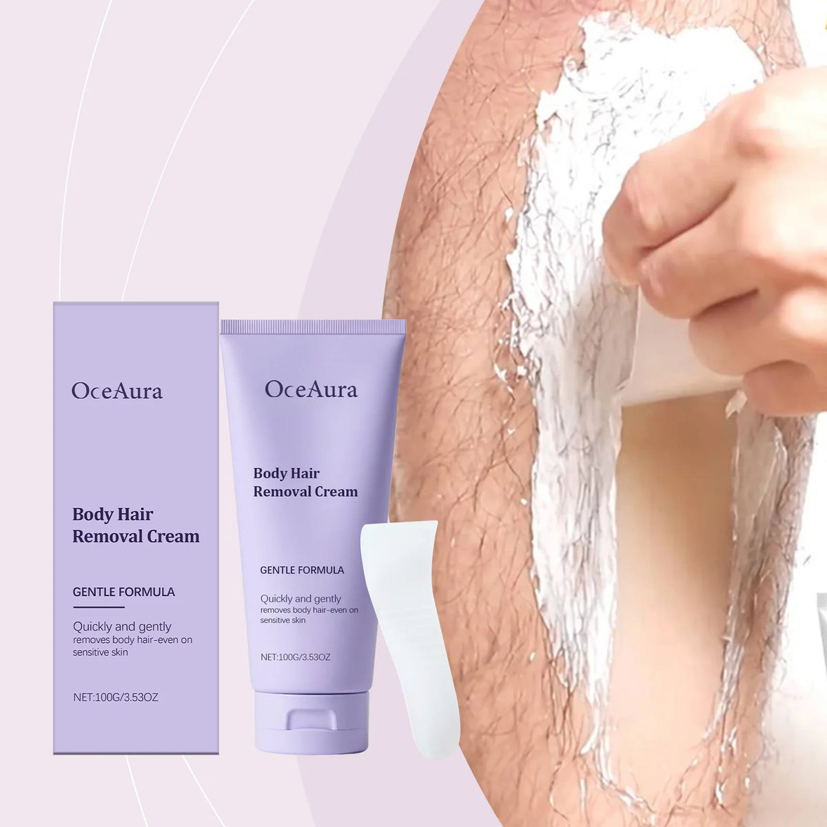 Smooth Skin Hair Removal Cream for Painless and Gentle Body Care
