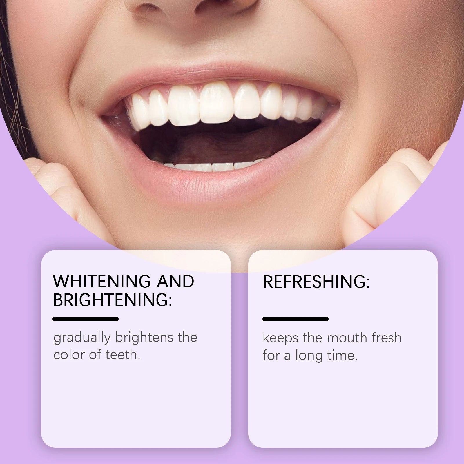 Daily Routine Purple Whitening Toothpaste for Fresh Breath and Clean Teeth - 8
