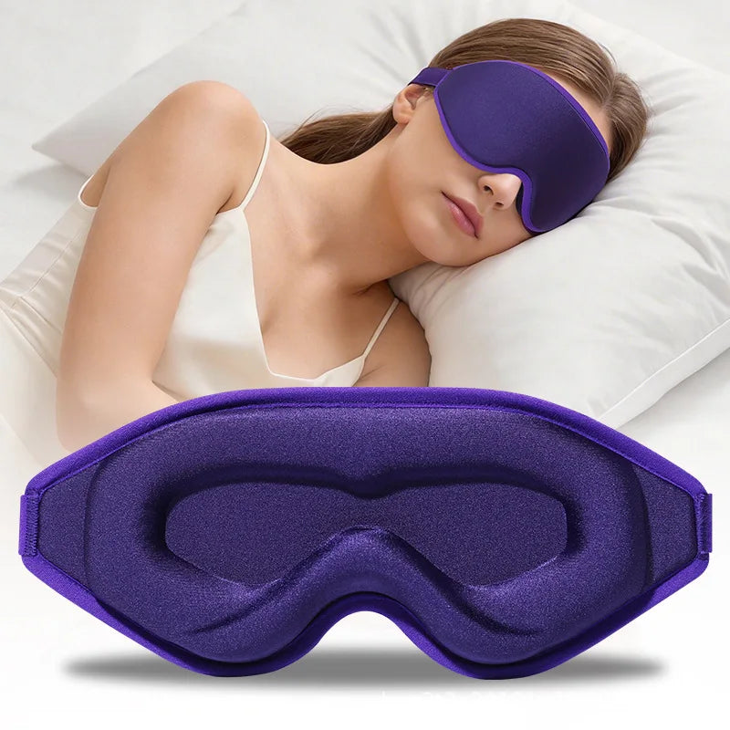 Better sleep at night 3d sleep mask for total light blocking comfort - 14